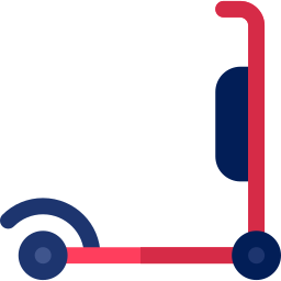 Electric scooter icon