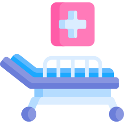 Hospital bed icon