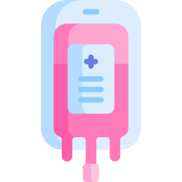 Blood transfusion icon