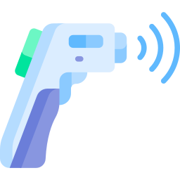 Thermometer gun icon