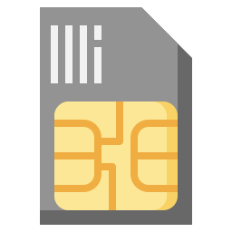 carte sim Icône