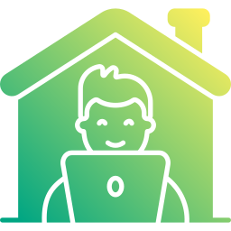 Work from home icon