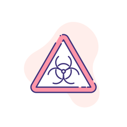 biogefährdungszeichen icon