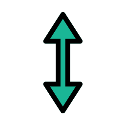 flechas opostas Ícone