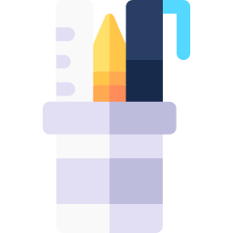 Pencil holder icon