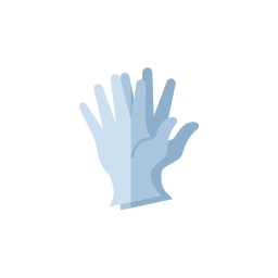 Rubber gloves icon
