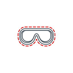 okulary ochronne ikona