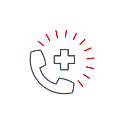 Hospital phone icon