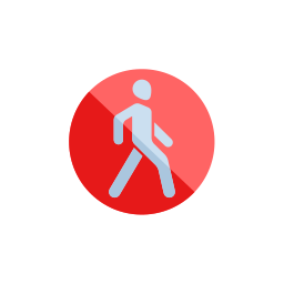 Person walking icon