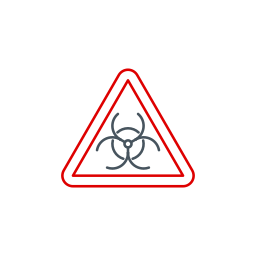 biogefährdungszeichen icon