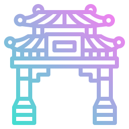 Chinese temple icon