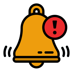 Notification bell icon