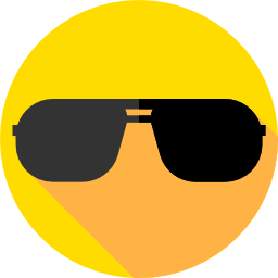 des lunettes de soleil Icône