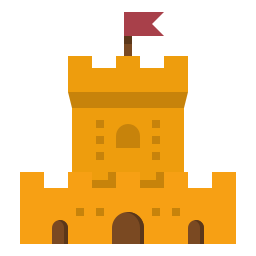 fortaleza Ícone