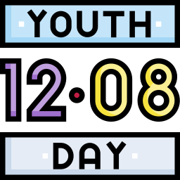 día internacional de la juventud icono
