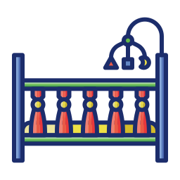 детская кроватка иконка