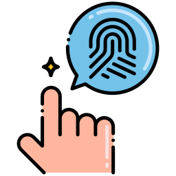 Fingerprint scanning icon