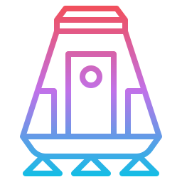 Space capsule icon