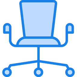 Desk chair icon