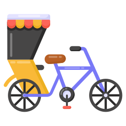 fiets riksja icoon