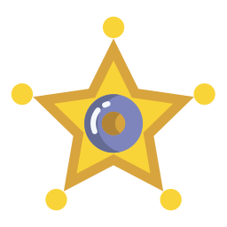 значок шерифа иконка
