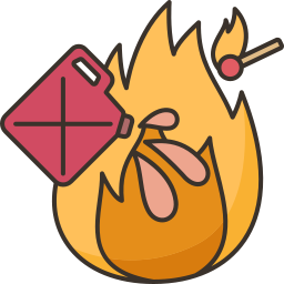 podpalenie ikona