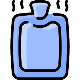 botella de agua caliente icono