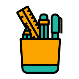 Pencil case icon