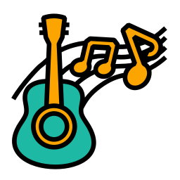 guitarra icono