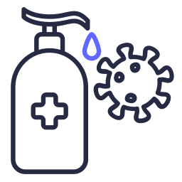 Hand sanitizer icon