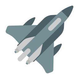 Jet fighter icon