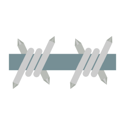 Barbed wire icon