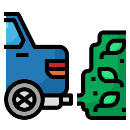 Electric car icon