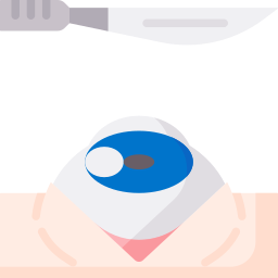 Eye surgery icon