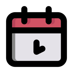 Calendar date icon