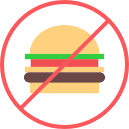 sin hamburguesa icono