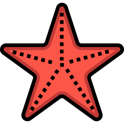 estrella de mar icono