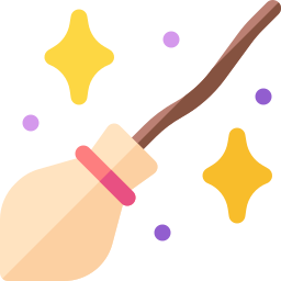 Witch broom icon