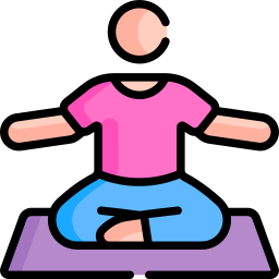 pose de yoga icono