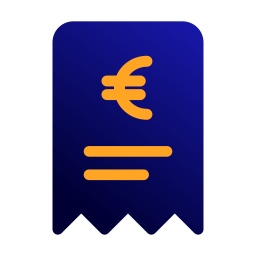 Euro bill icon