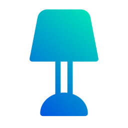 Lamp desk icon