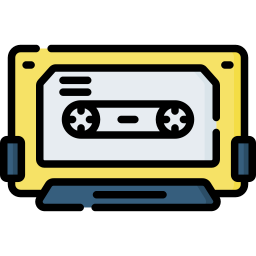 Audio tape icon