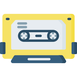 cinta de audio icono