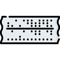 Punched tape icon