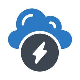 Thunder bolt icon