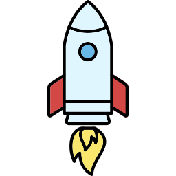 Rocket ship icon