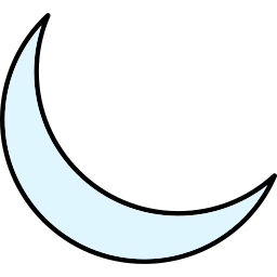 Half moon icon