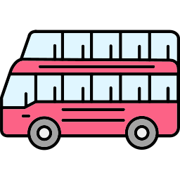 Double decker bus icon