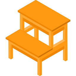 Step stool icon