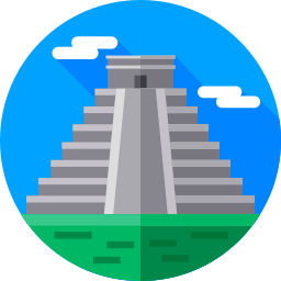 Mayan pyramid icon